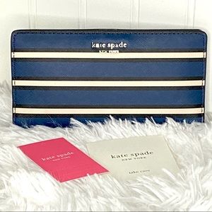 NWT Kate Spade Large Slim Bifold Wallet
